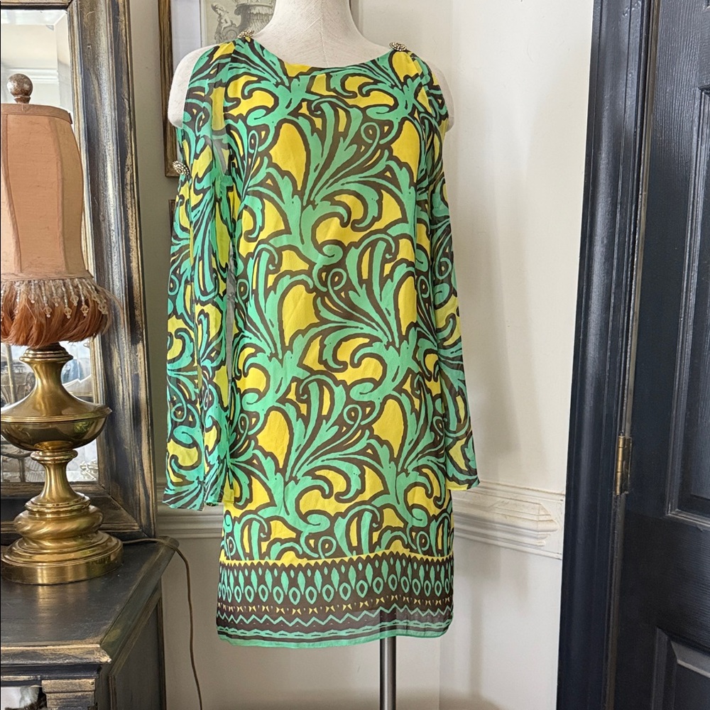 Milly New York silk shift dress